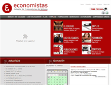Tablet Screenshot of economistasmalaga.com